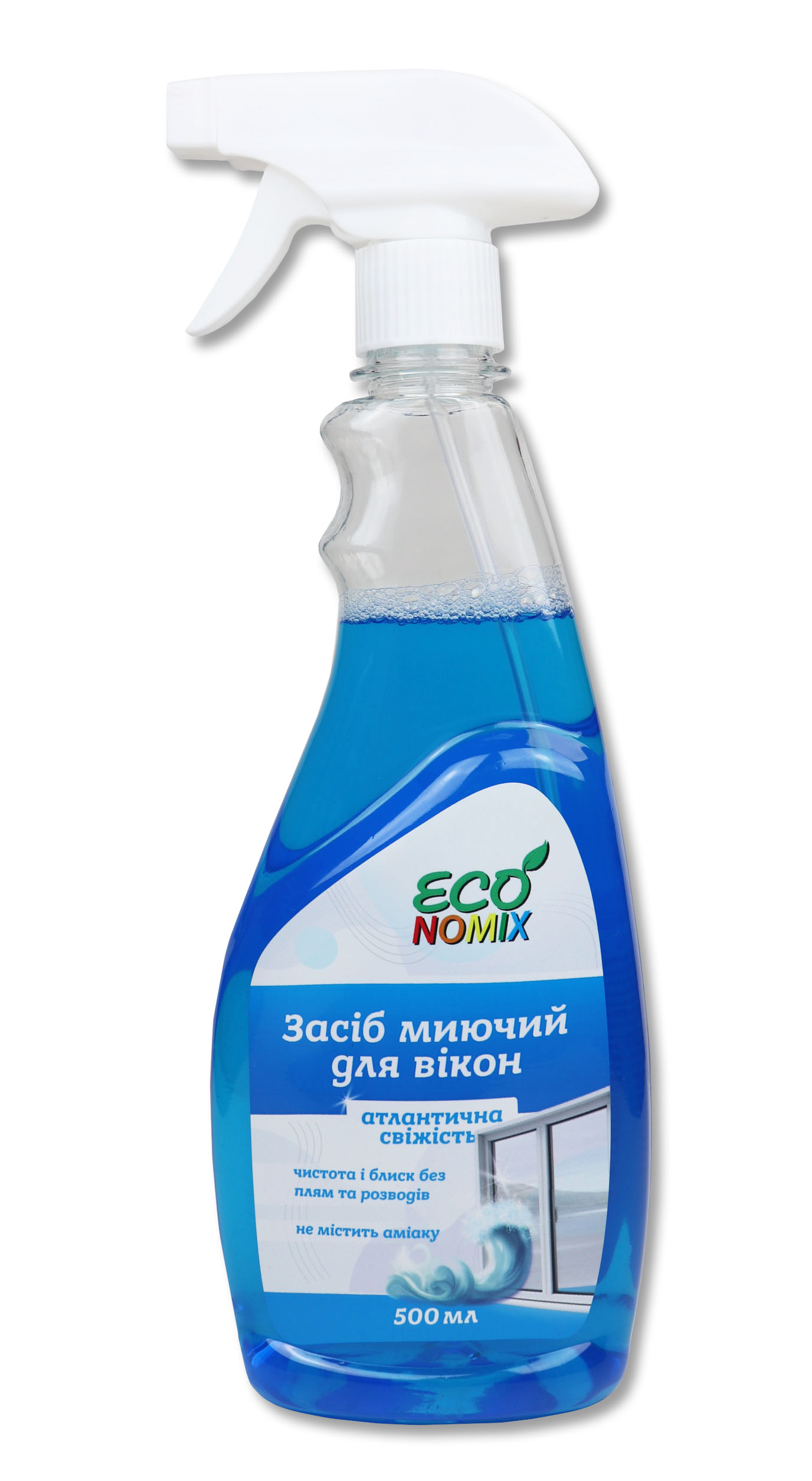 Засіб миючий для вікон ECONOMIX атлантична свіжість 500мл